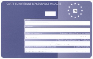 CARTE EUROPEENNE  D'ASSURANCE MALADIE