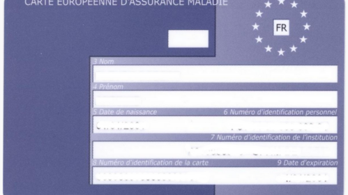 CARTE EUROPEENNE  D'ASSURANCE MALADIE